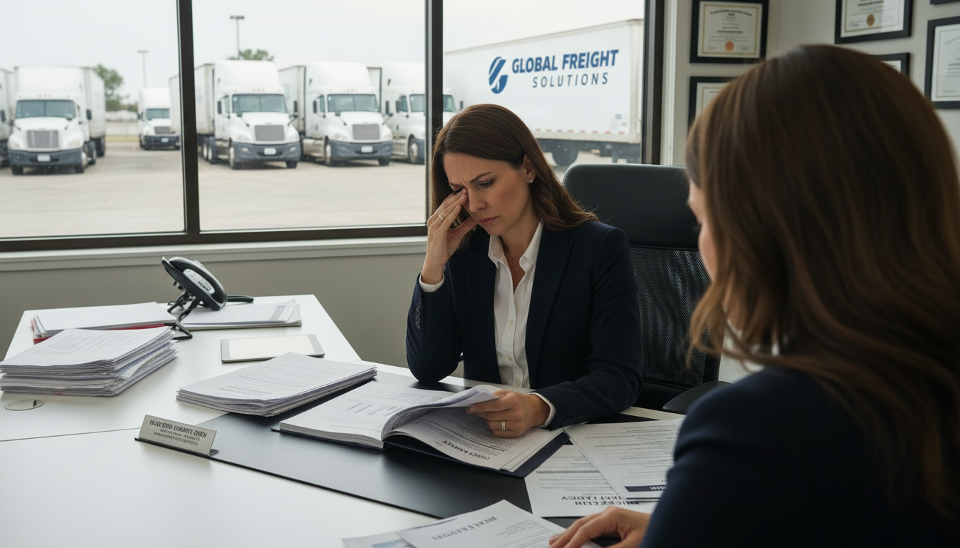 Freight truck business liability risks